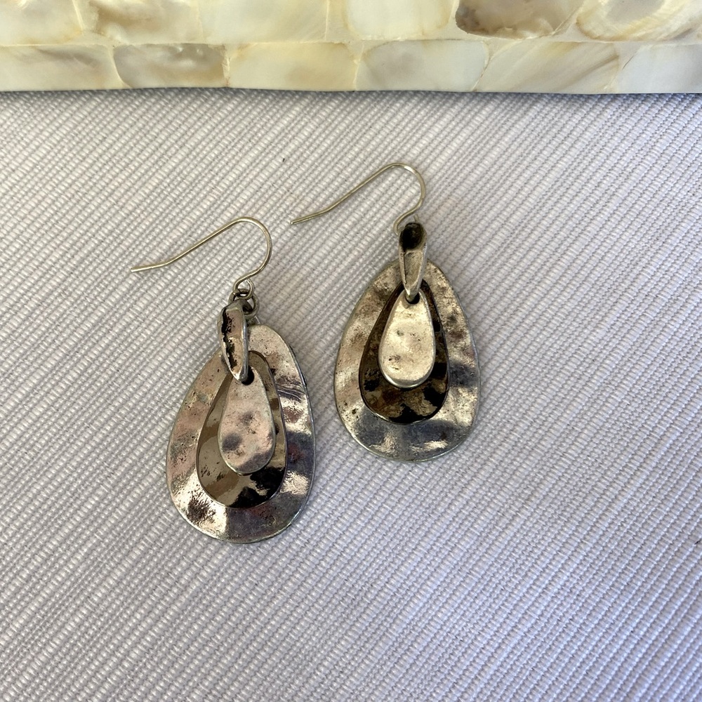 Silver earrings